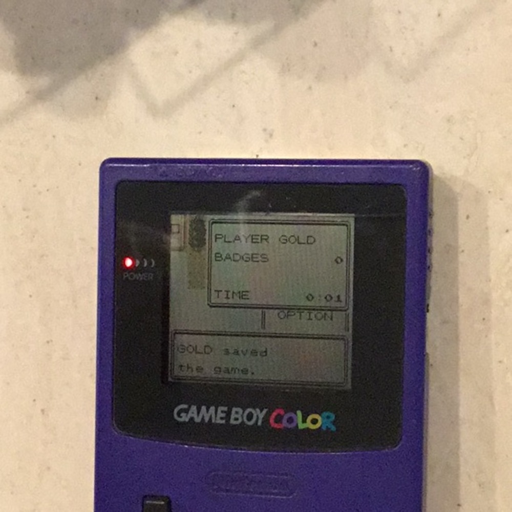 Pokemon Gold Version Nintendo Gameboy Color Game Boy Authentic 2000 Original - Picture 7 of 16